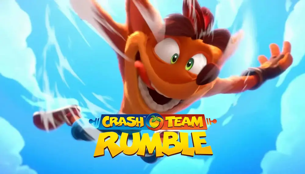 Crash Bandicoot spadający z nieba - Crash Team Rumble