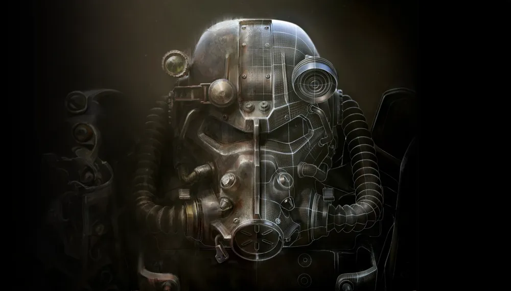 Fallout 4 - grafika z artbooka zbroja