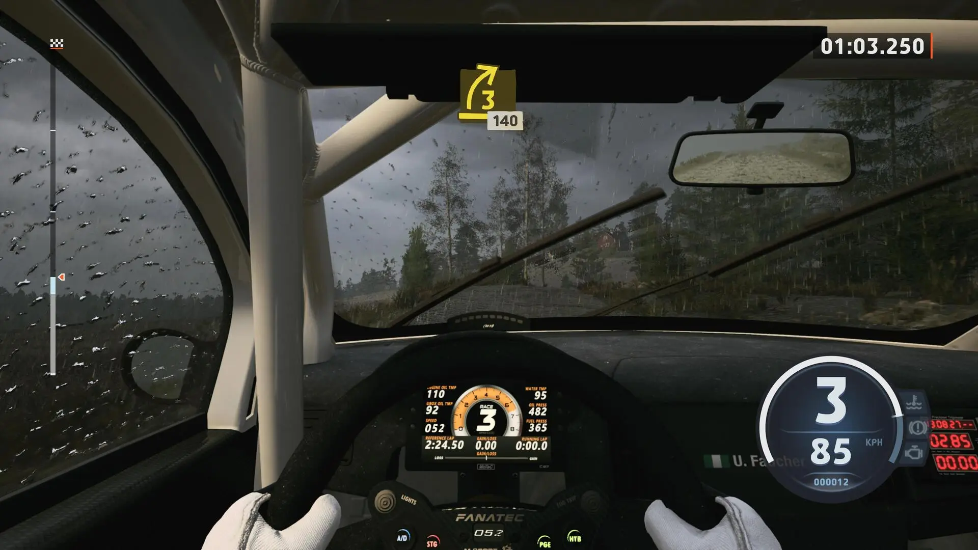 EA Sports WRC - kokpit