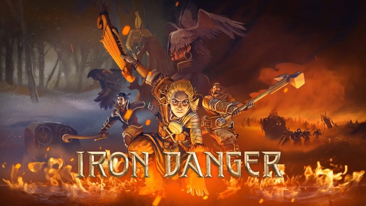 Iron Danger — ekran tytułowy i logo.