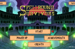 Spellbound Survivors - główne menu