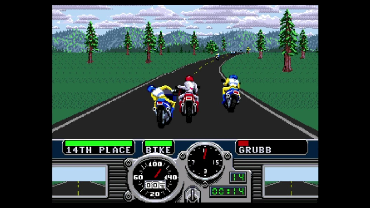 Road Rash - przygotowanie ciosu