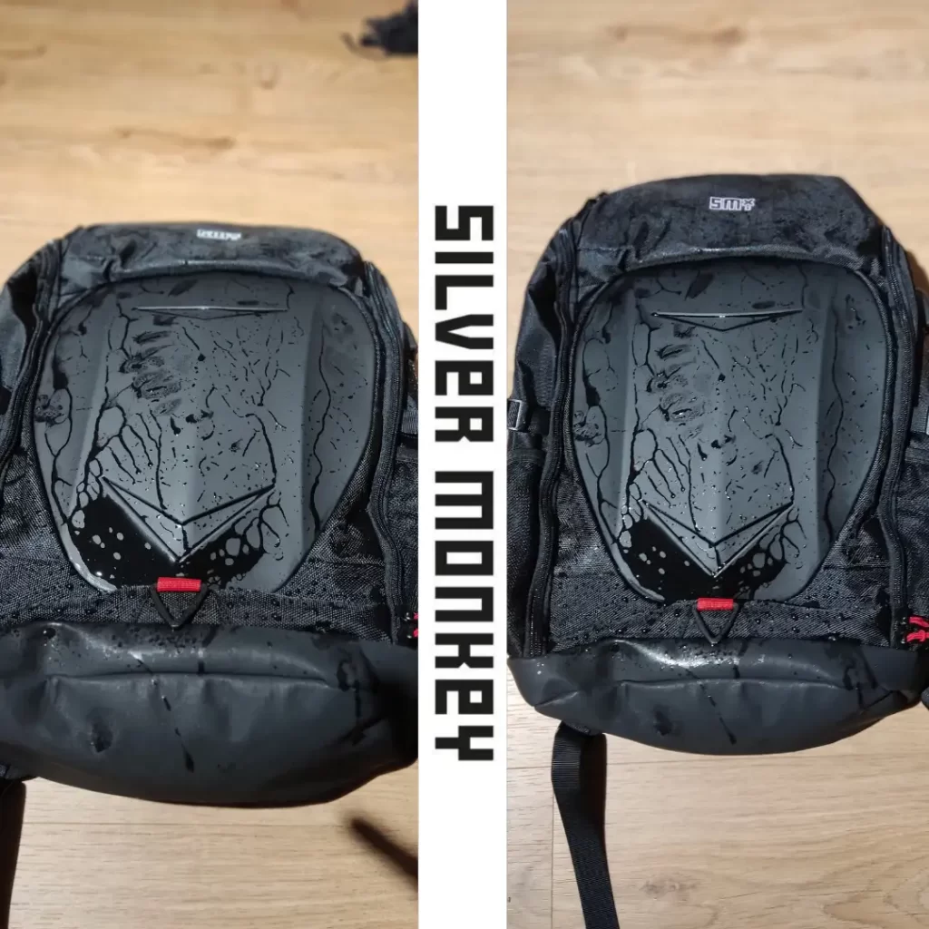 Silver Monkey X Gaming Backpack - plecak pokryty strużkami wody