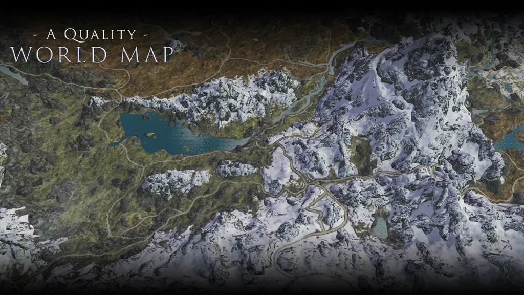 Skyrim Special Edition - A Quality World Map