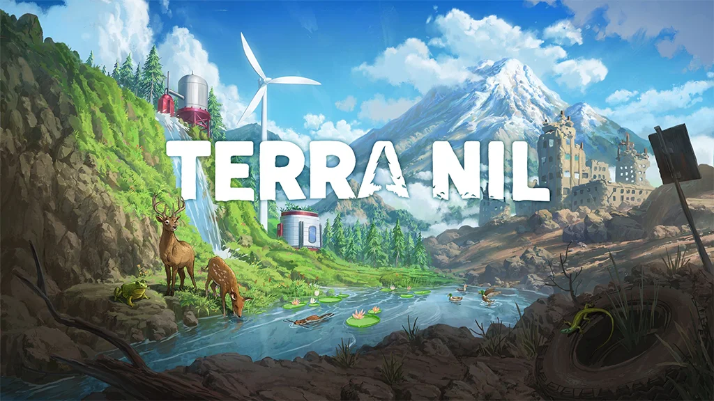 Terra Nil - grafika główna z gry