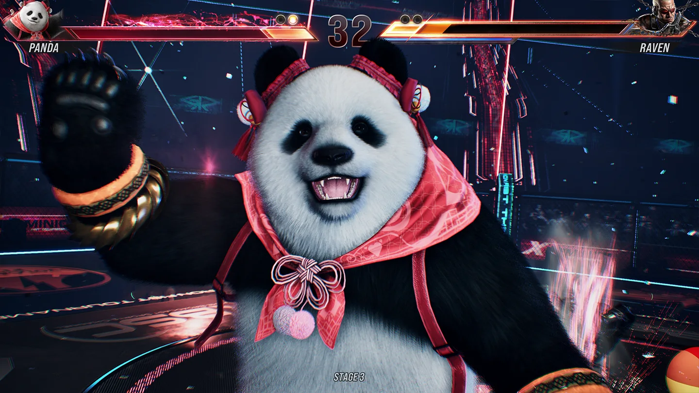 Panda w świetnym humorze