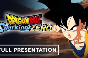 Logo Dragon Ball Sparkin Zero wraz z Goku i informacją o pokazie