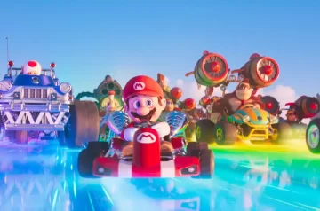 Film „Super Mario Bros” - wyścig na tęczy