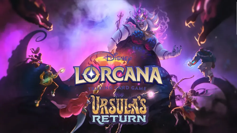 Disney Lorcana: Ursula’s Return — art promocyjny oraz logo