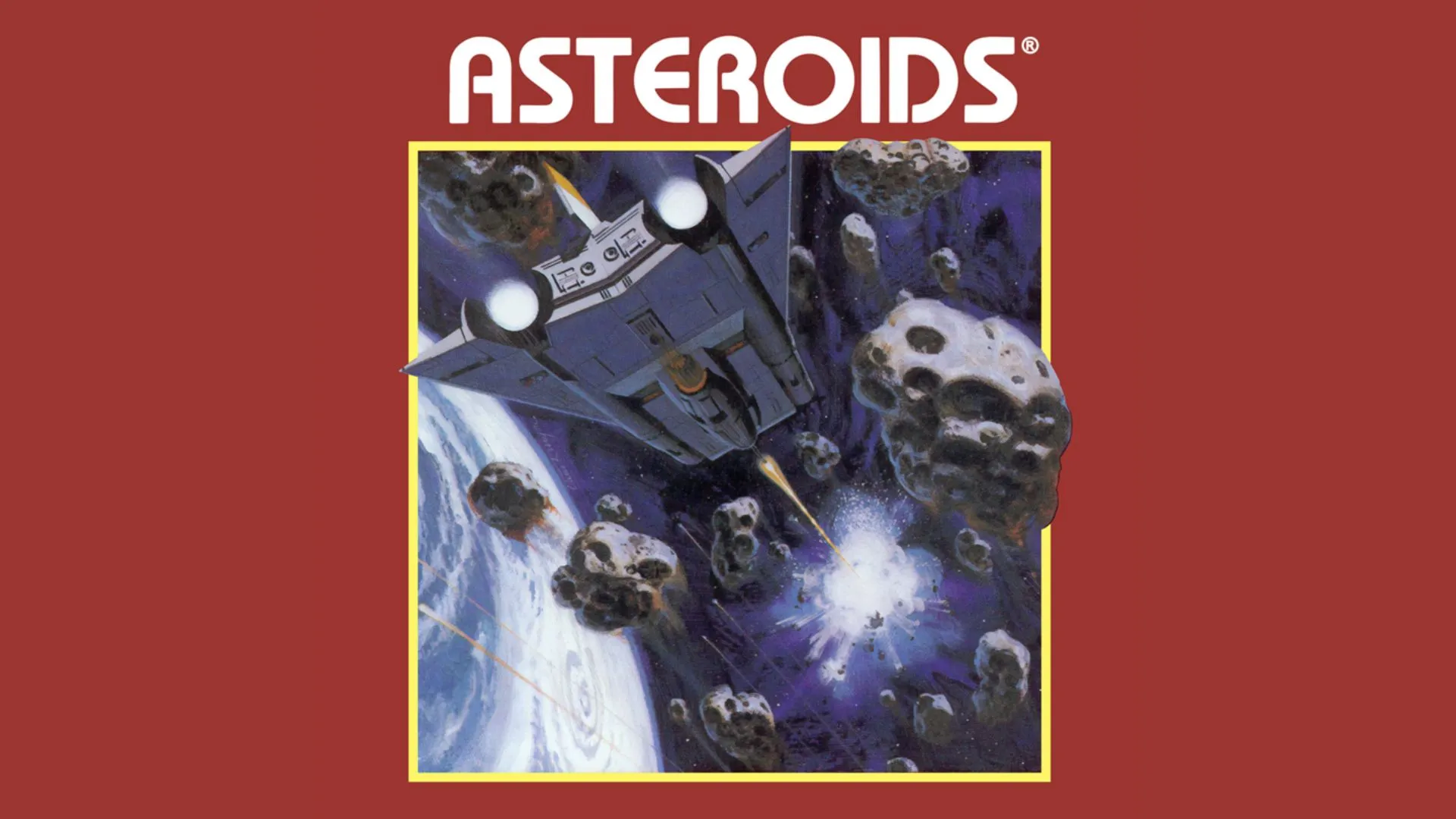 Asteroids - grafika główna