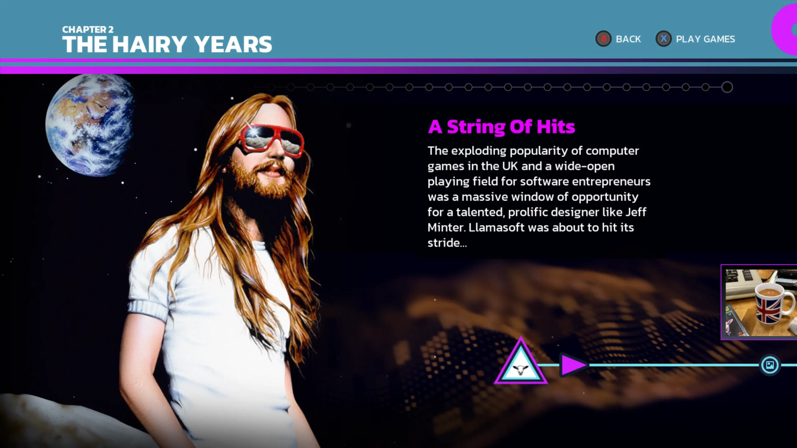 The Jeff Minter Story - linia czasu