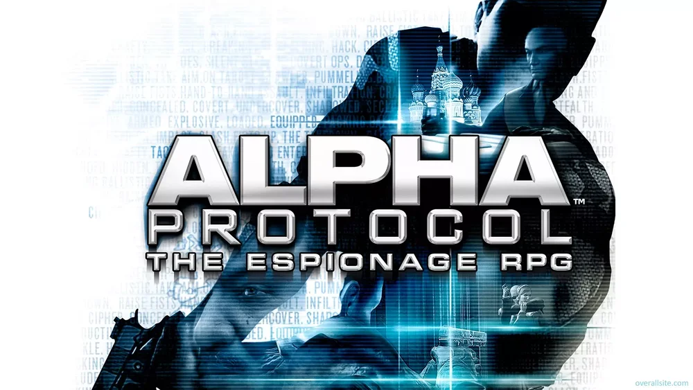 Okładka gry Alpha Protocol.