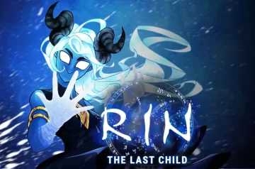 RIN: The Last Child — logo oraz rysunek głównej bohaterki
