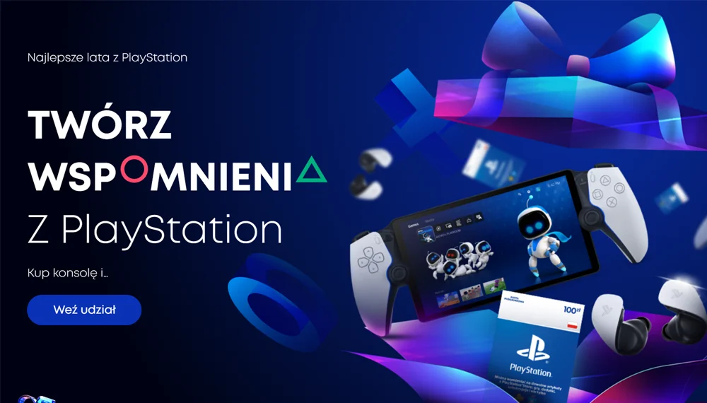 Obraz przedstawiający akcję "Twórz wspomnienia z PlayStation ". Konkurs dla fanów wirtualnej rozrywki