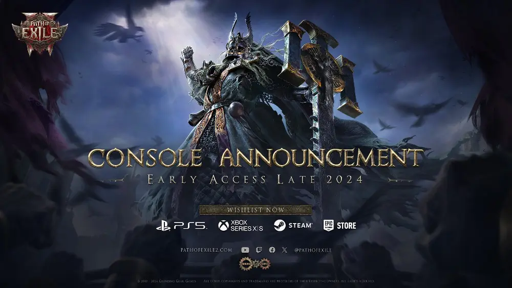 Path of Exile 2 Console Announcement, Early Access Late 2024, Wishlist now