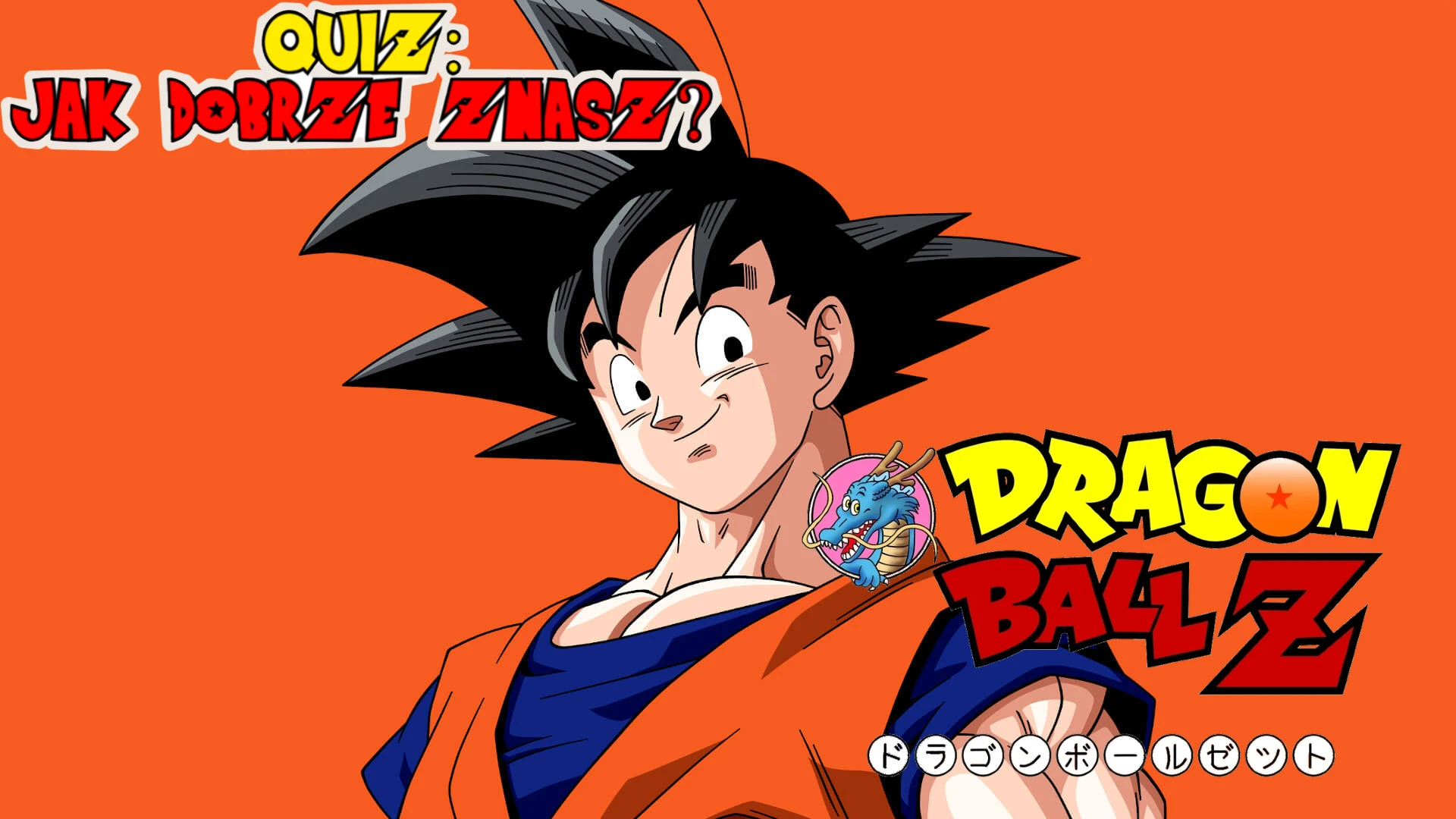 Obrazek dla QUIZ: Jak dobrze znasz serię Dragon Ball? a w nim Goku