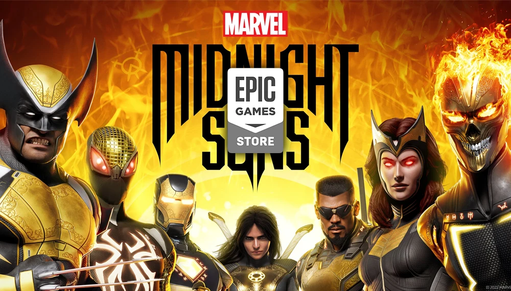 Grafika przedstawiającą grę Marvel's Midnight Suns za darmo w Epic Games Store