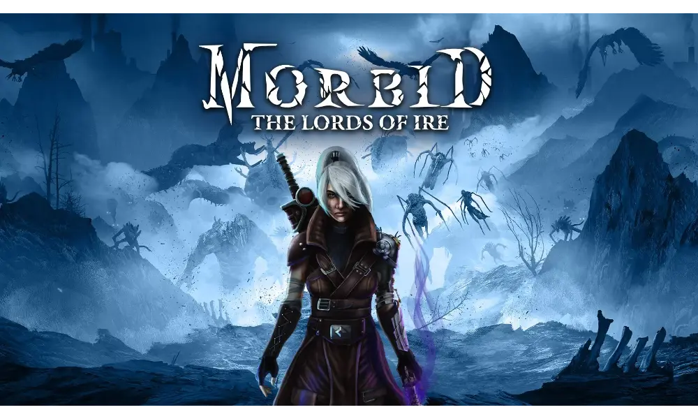 Okładka do gry Morbid: The Lords of Ire z Strive na froncie