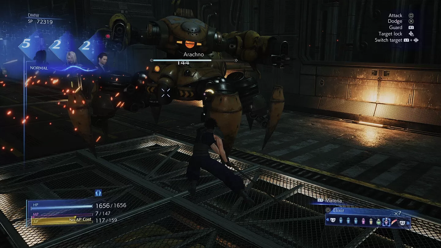 Crisis Core: Final Fantasy VII Reunion - Walka 3