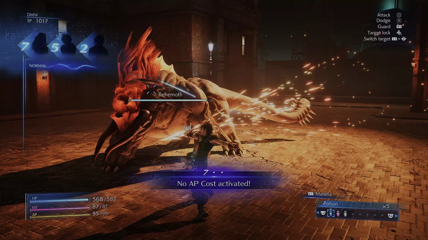 Crisis Core: Final Fantasy VII Reunion - Walka 2