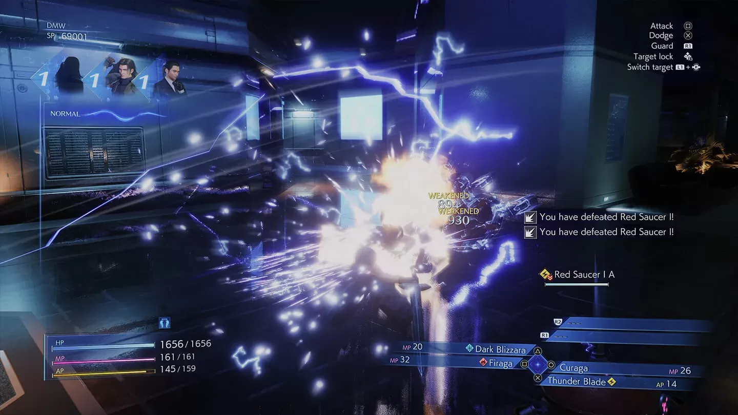 Crisis Core: Final Fantasy VII Reunion - Walka 1