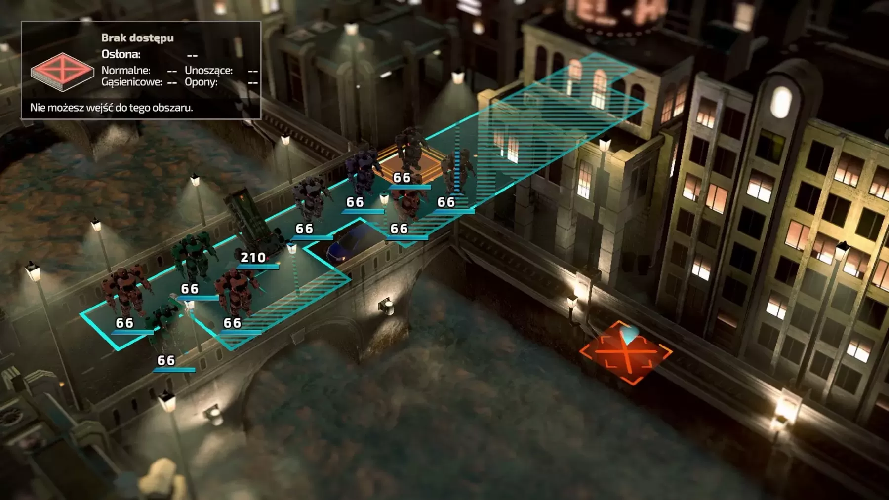 Front Mission 1st: Remake - walka w mieście