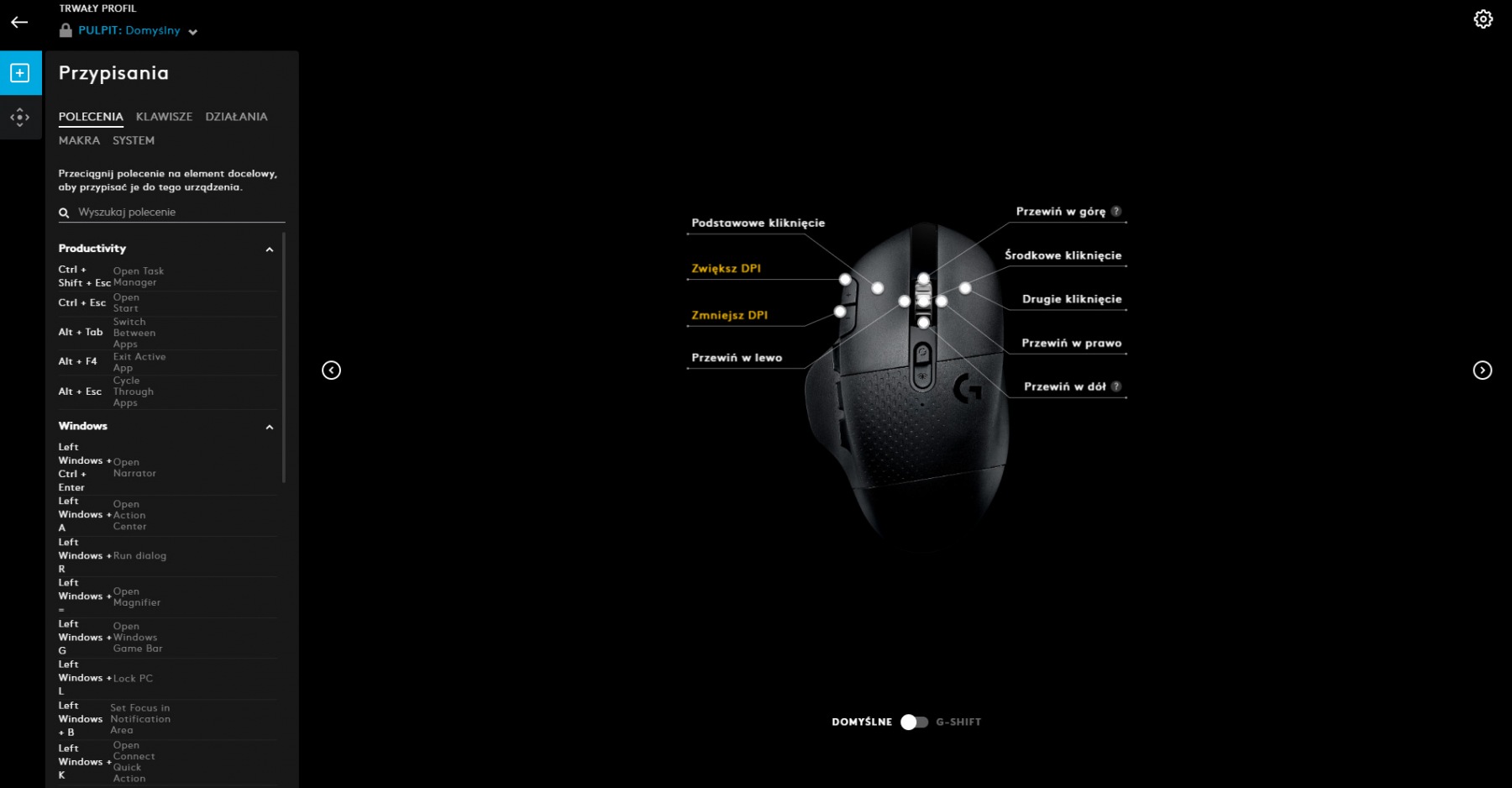 logitech_g604_lightspeed_wireless_pograne_recenzja_g_hub_ustawienia