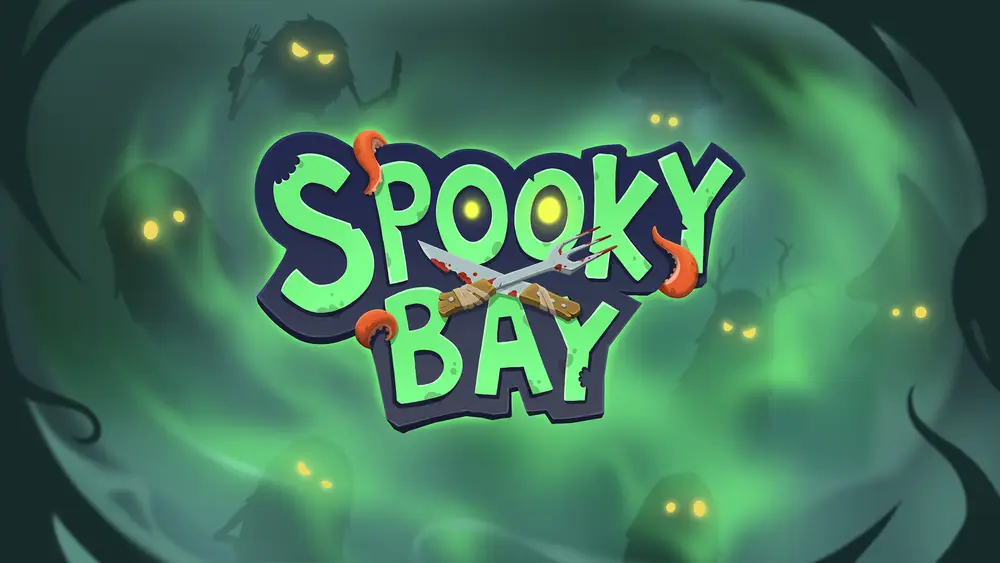 Zwiastun Spooky Bay — logo gry.