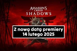 Miniatura z informacją odnośnie Assassin's Creed Shadows i nowej daty premiery gry.