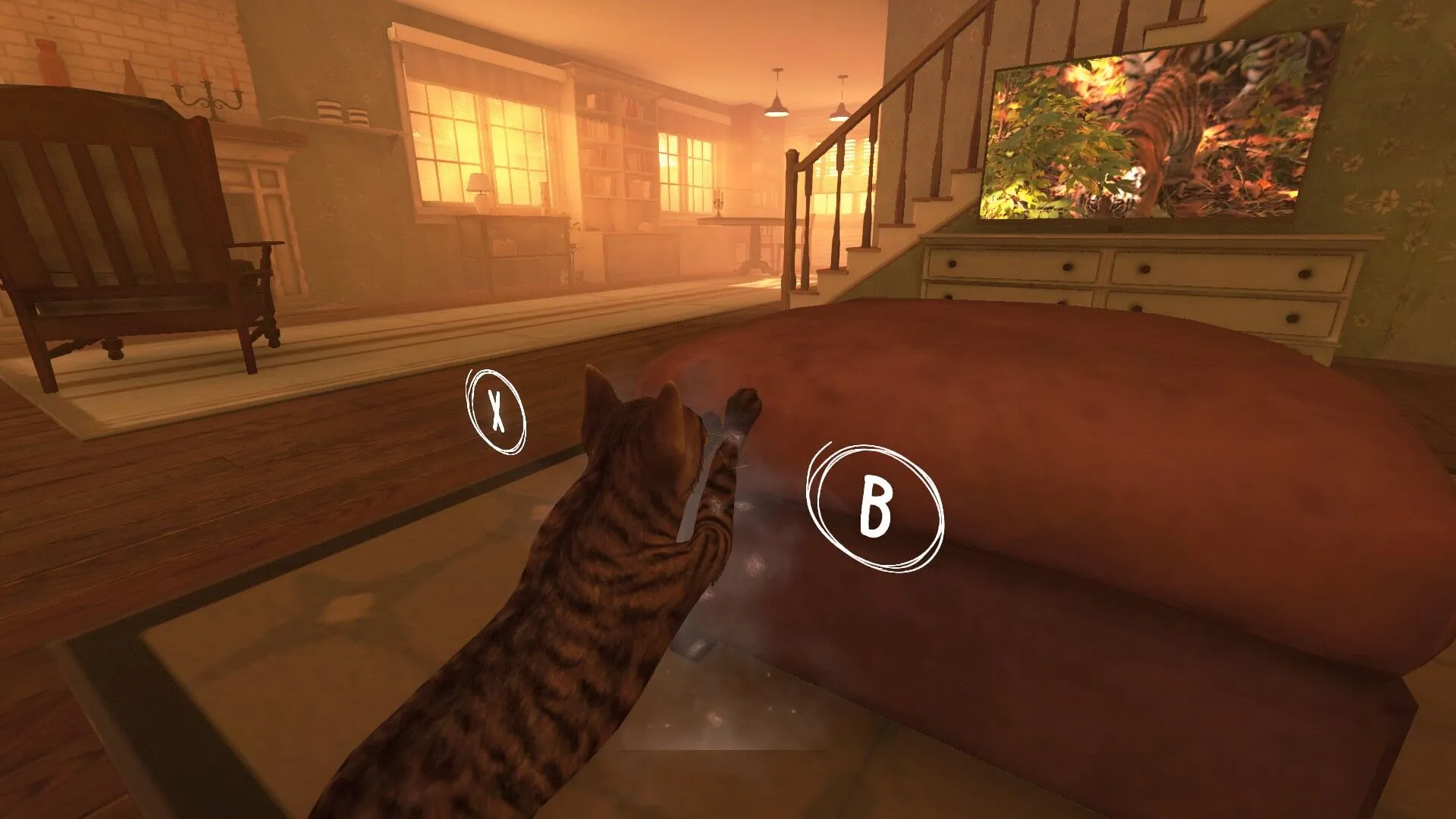 Copycat - skrobanie kanapy