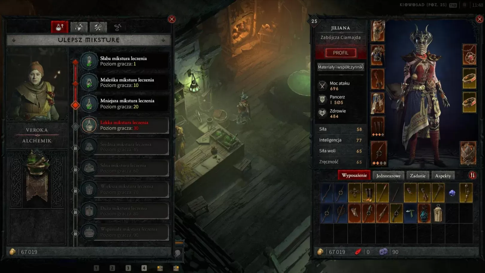 Alchemik - Ulepszanie mikstur