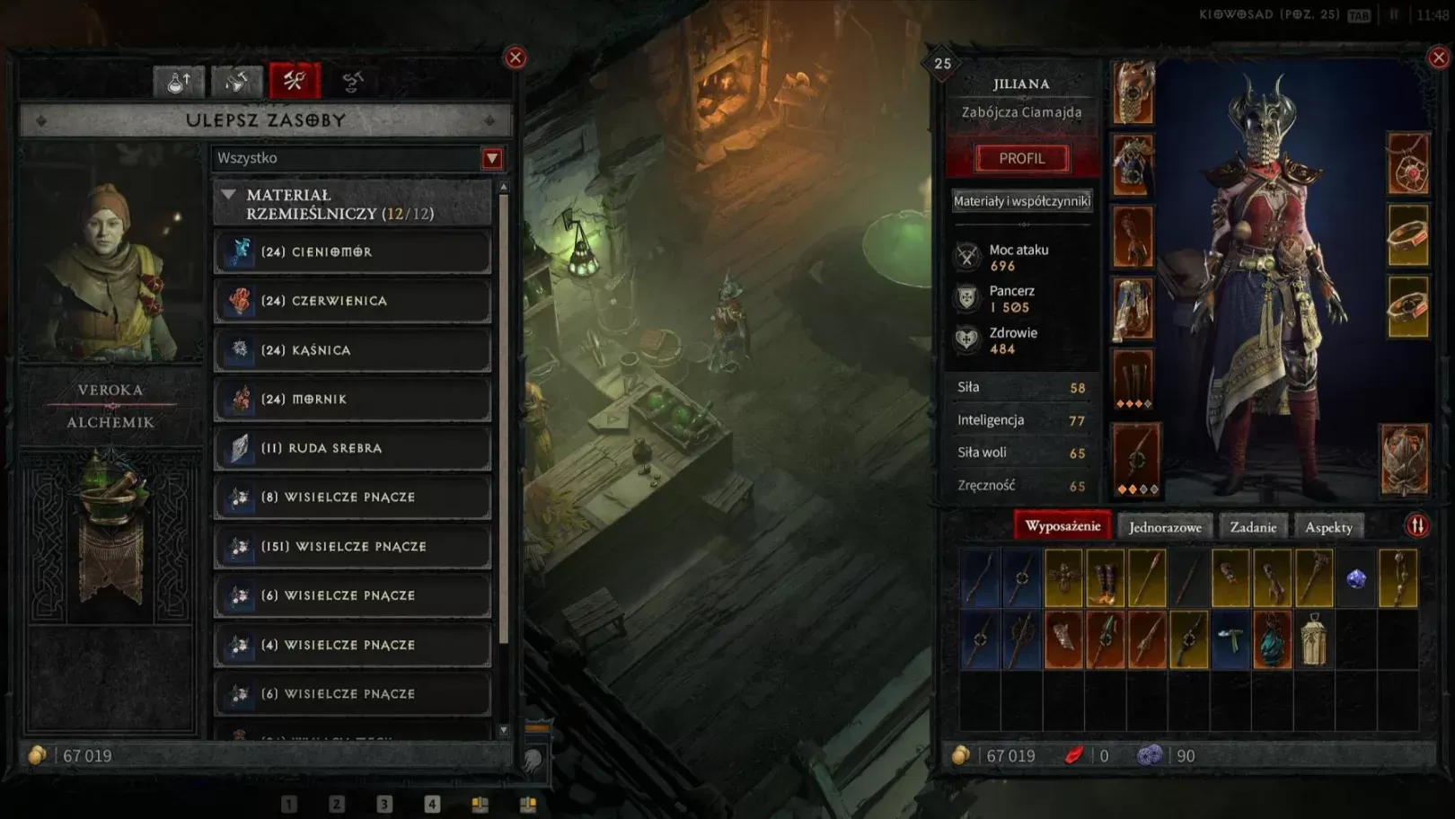 Alchemik - Ulepszanie materiał&oacute;w