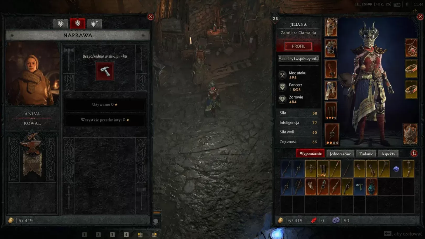 Kowal (Diablo) - naprawa oręża