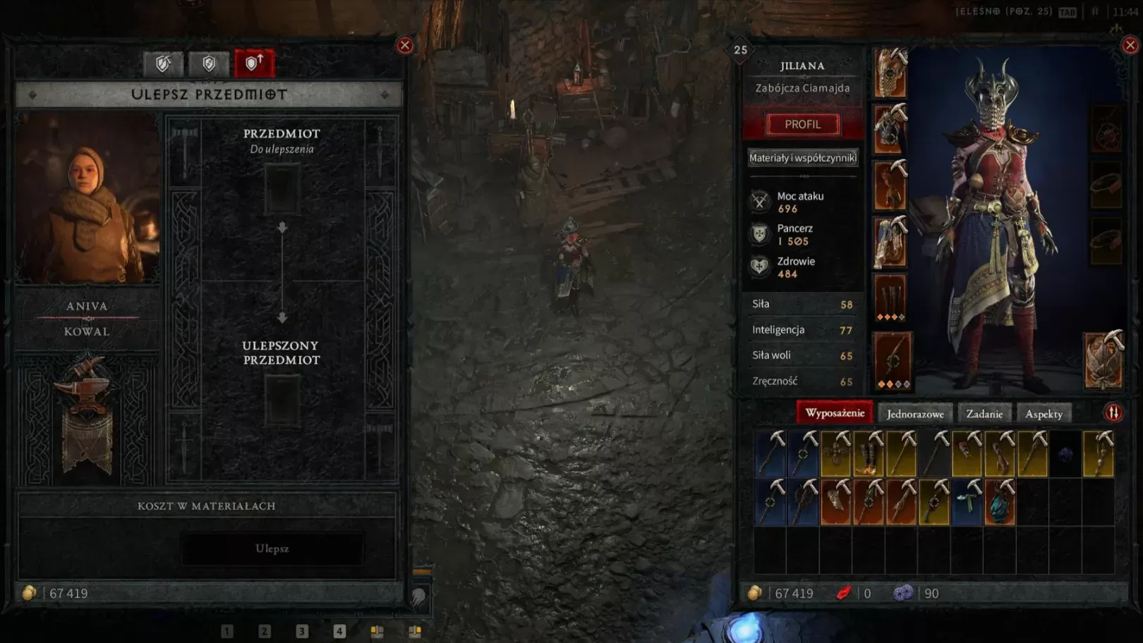 Kowal (Diablo) - ulepszanie ekwipunku