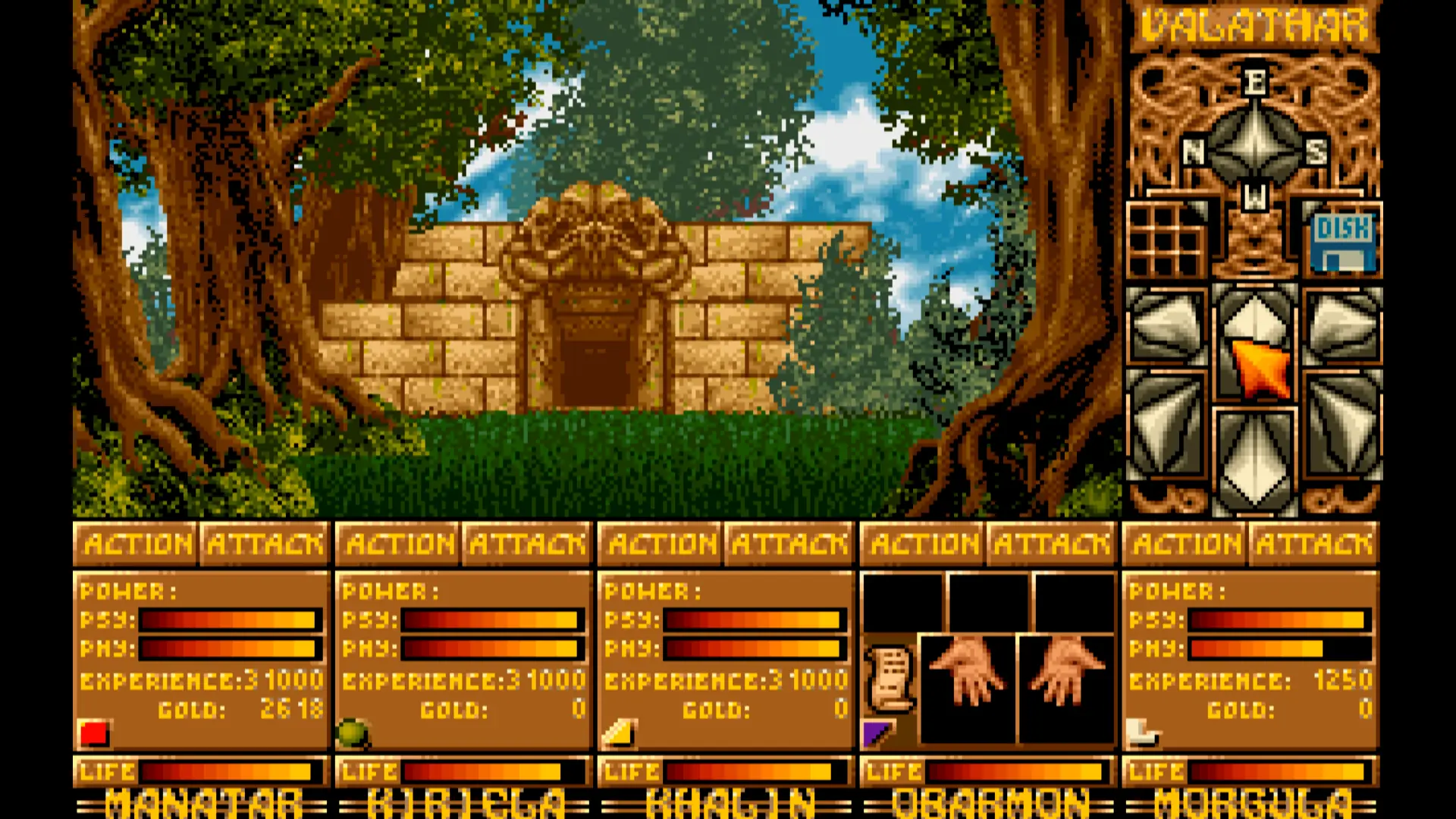 Ishar - wejście do lochu