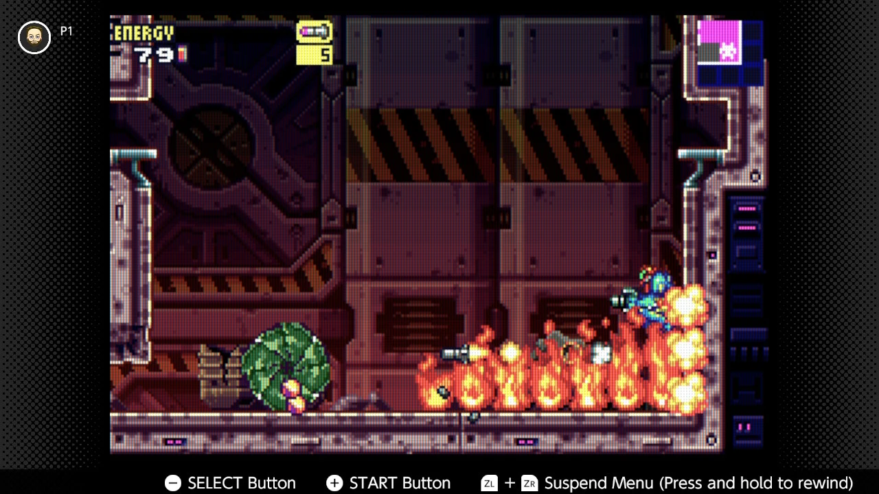 Metroid Fusion - boss kulka