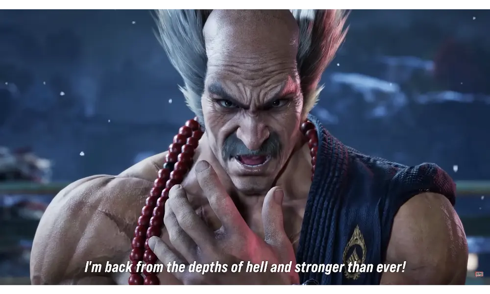 Heihachi Michima na zwiastunie do gry Tekken 8