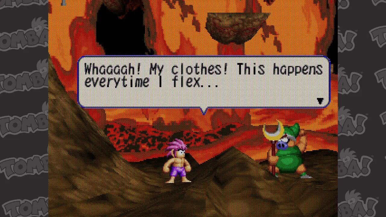 Tombi - zła świnia