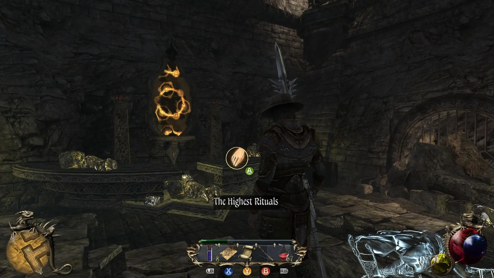 Echoes of the Dark Past - ołtarz