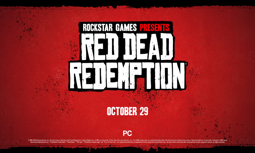 Grafika informująca, że Red Dead Redemption na PC staje się faktem!