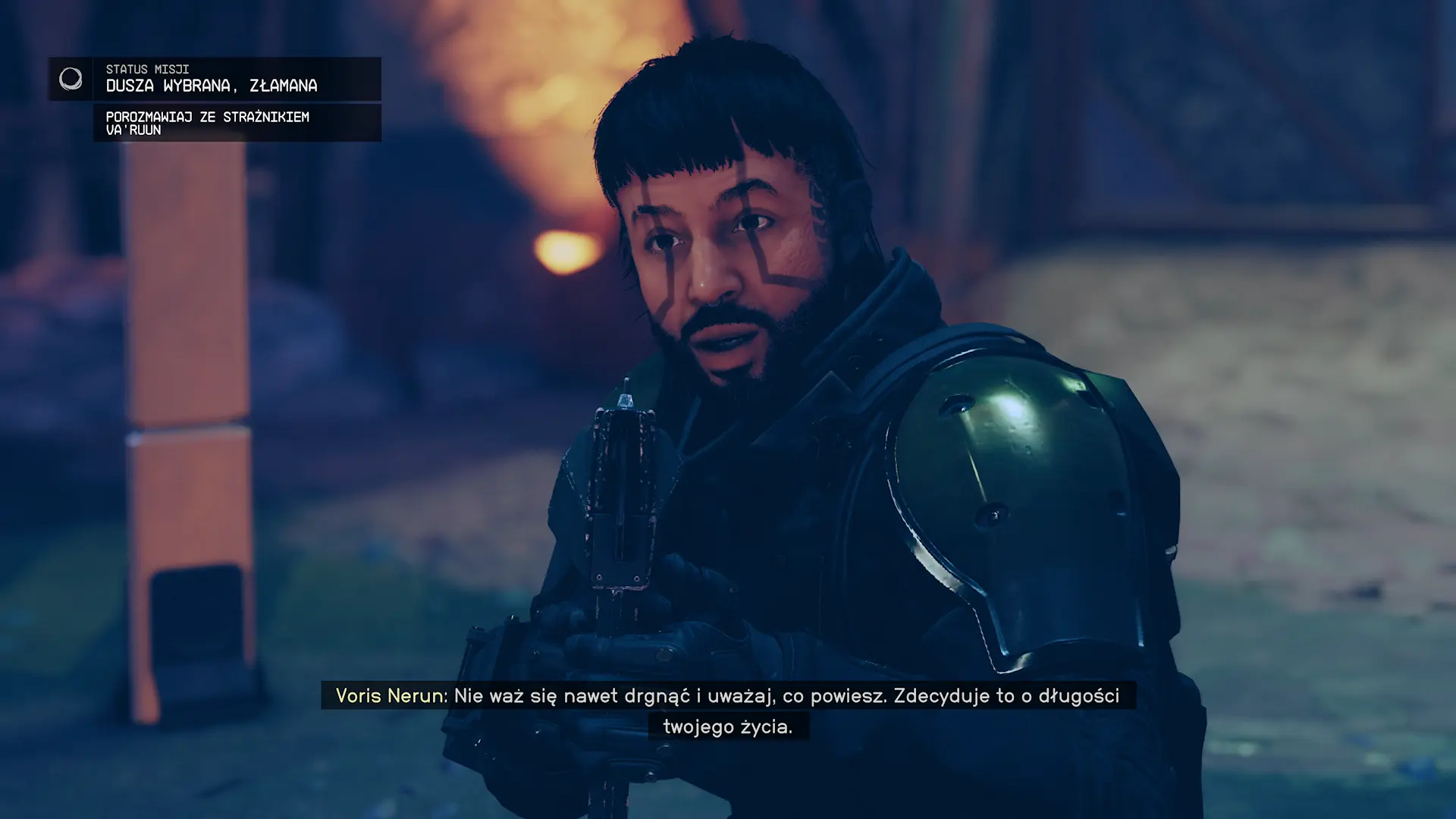 Shattered Space - zaskoczony chłop