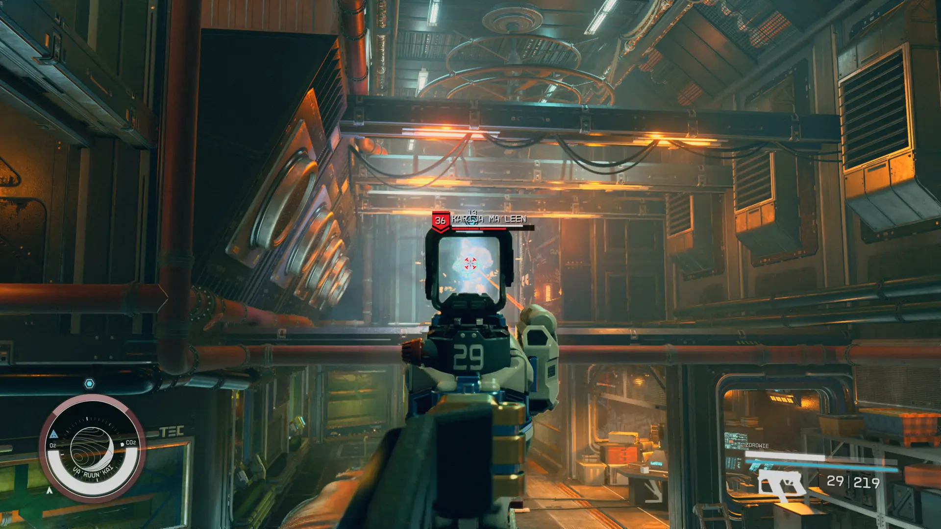 Shattered Space - strzelanie