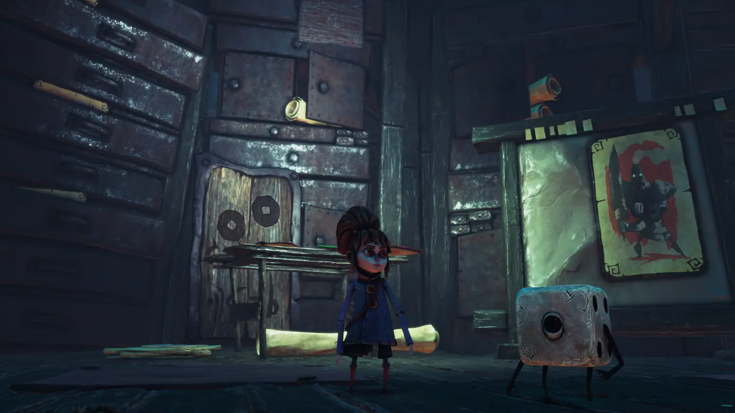 Zrzut ekranu z gry Lost in Random - pracownia.