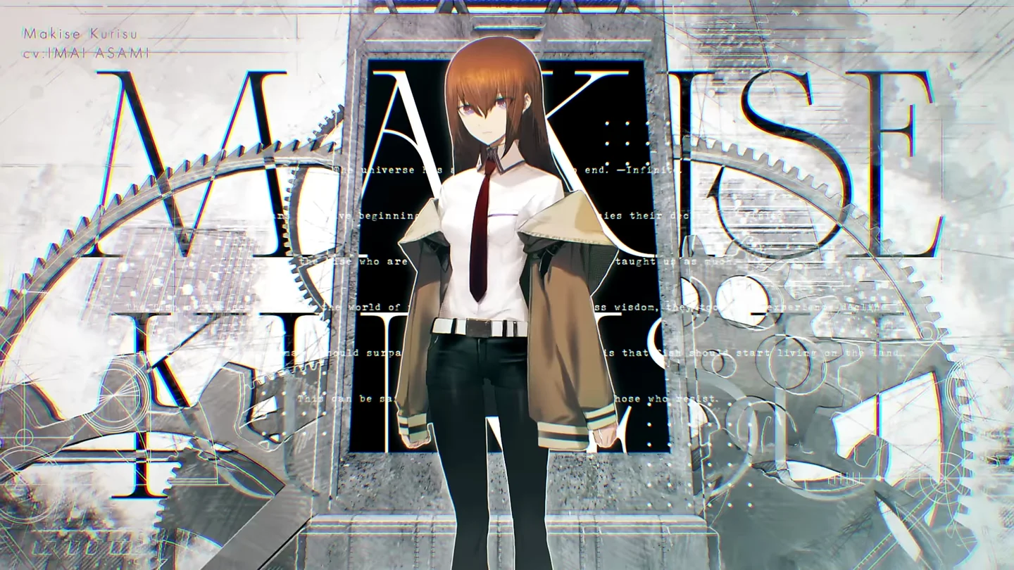 Makise Kurisu, postać z gry Steins;Gate Re:boot.