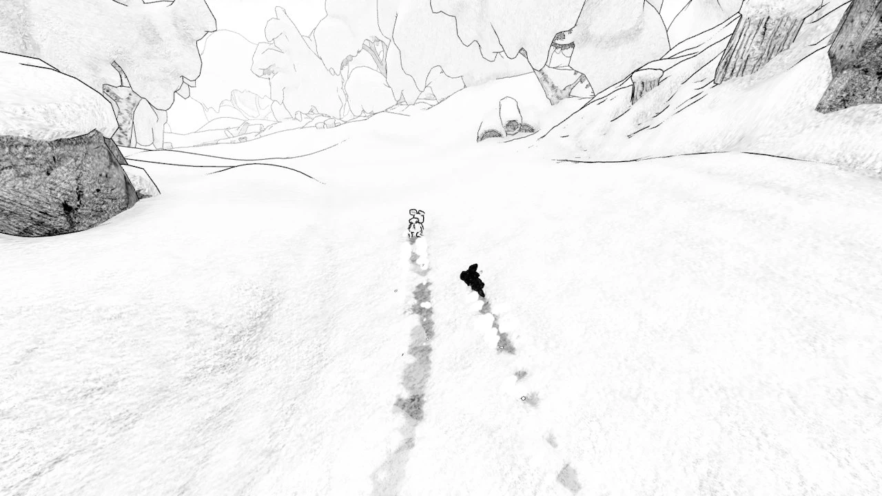 Blanc - zjazd z g&oacute;rki