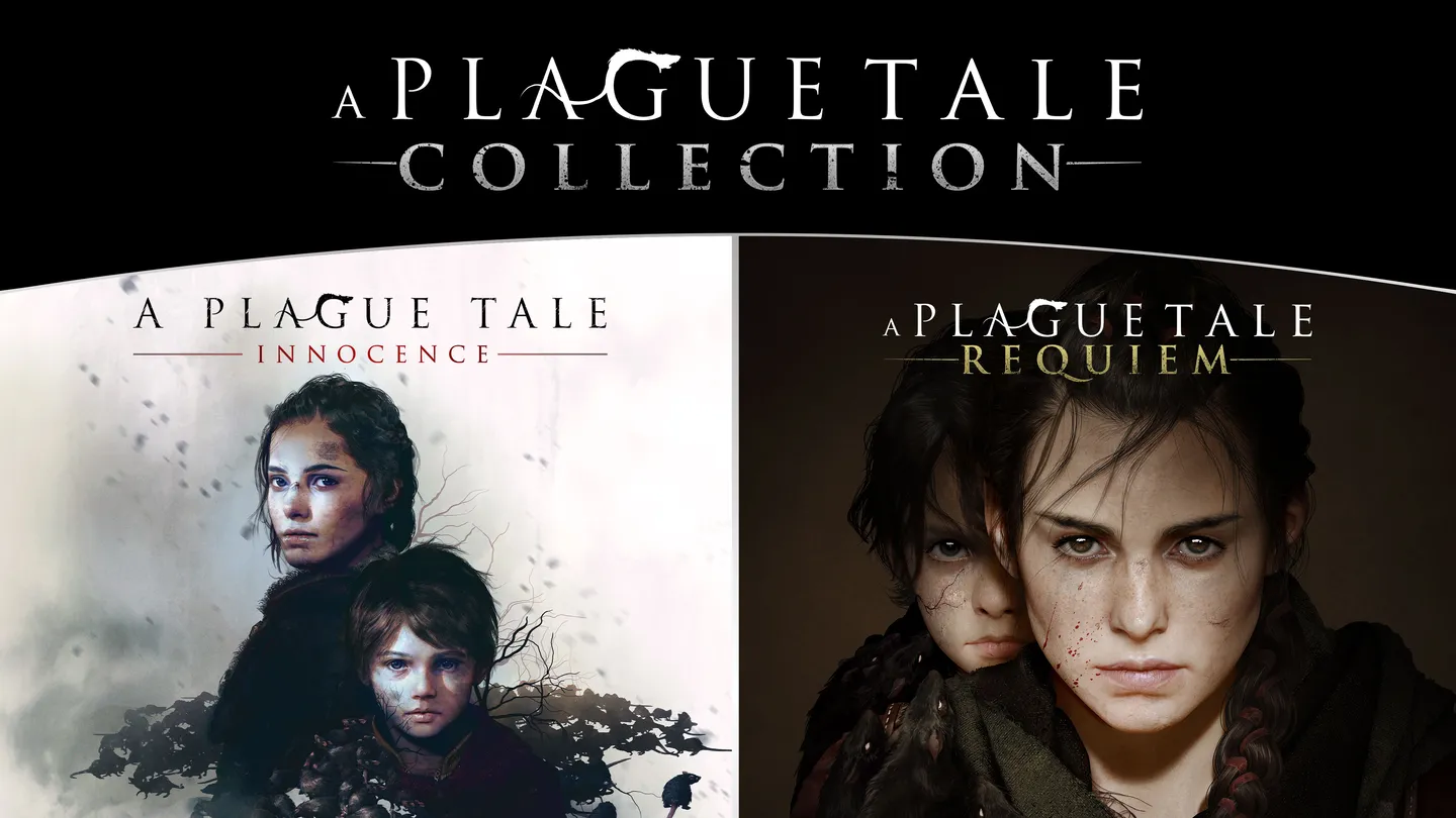 A Plague Tale: Collection - grafika reklamująca zestaw obu gier z serii.