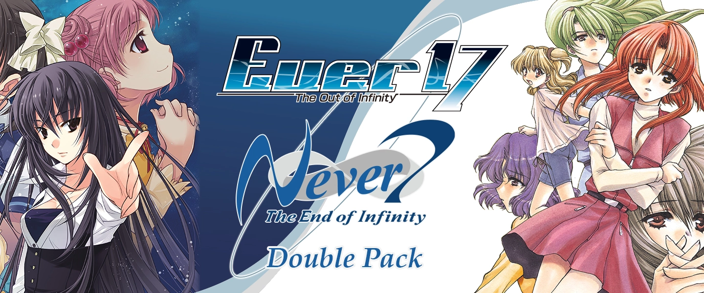 Ever 17/Never 7 Double Pack - kolaż okładek obu gier.