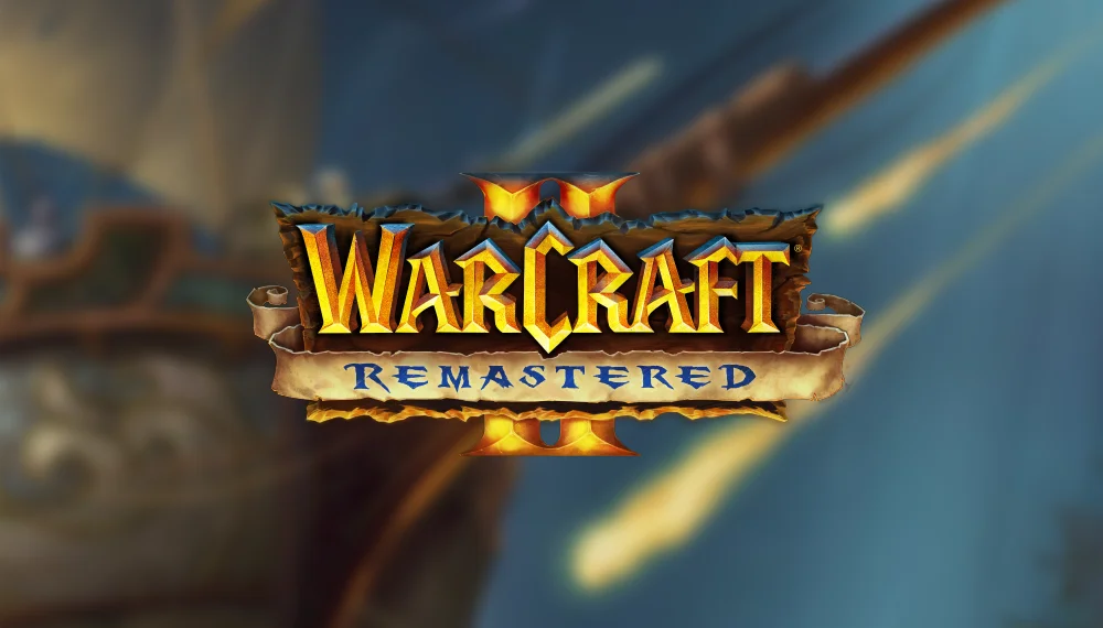 Grafika rzekomego Warcraft II Remastered zawierająca logo projektu.