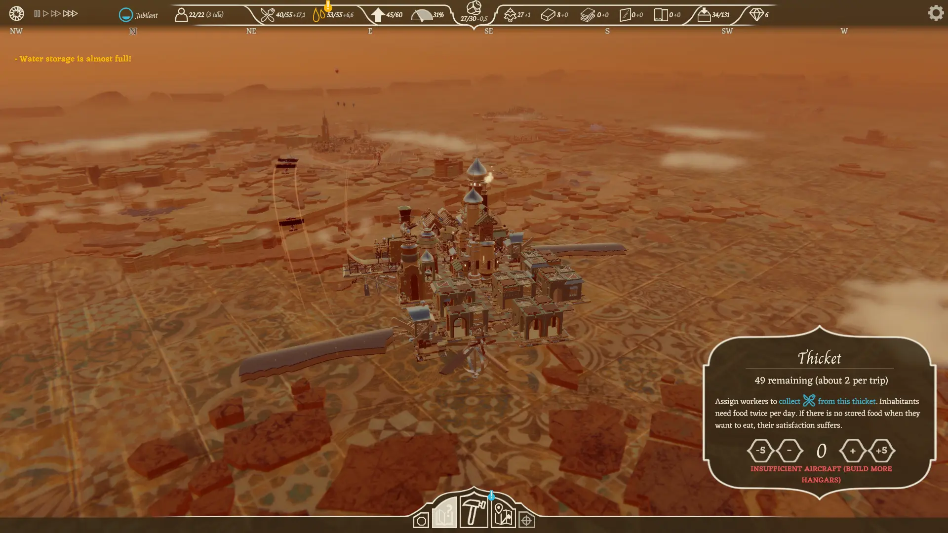 Airborne Kingdom - lot o zachodzie