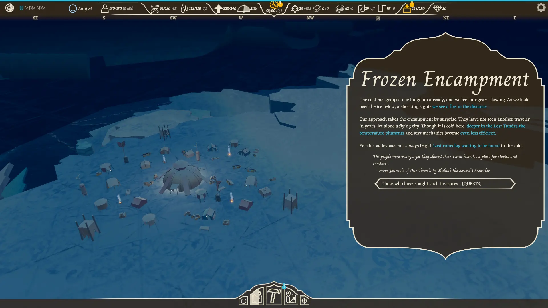 Airborne Kingdom - zamrożona osada